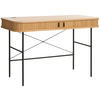 SCHREIBTISCH 120/60/75 cm  in Eichefarben  - Eichefarben/Schwarz, Trend, Holz/Holzwerkstoff (120/60/75cm) - Xora