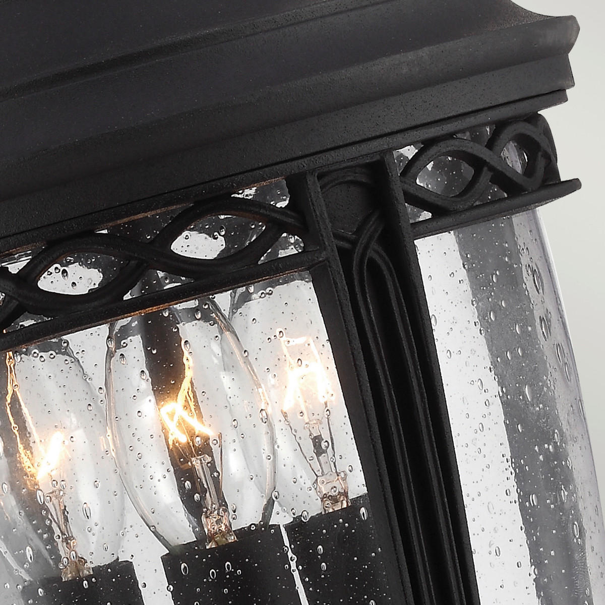 AUSSENHÄNGELEUCHTE - Schwarz, Basics, Glas/Metall (21.6/58cm) - Elstead Lighting