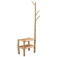 ŠATNÍ LAVICE - přírodní barvy/barva eukalyptového dřeva, Basics, dřevo (60/175/30cm)