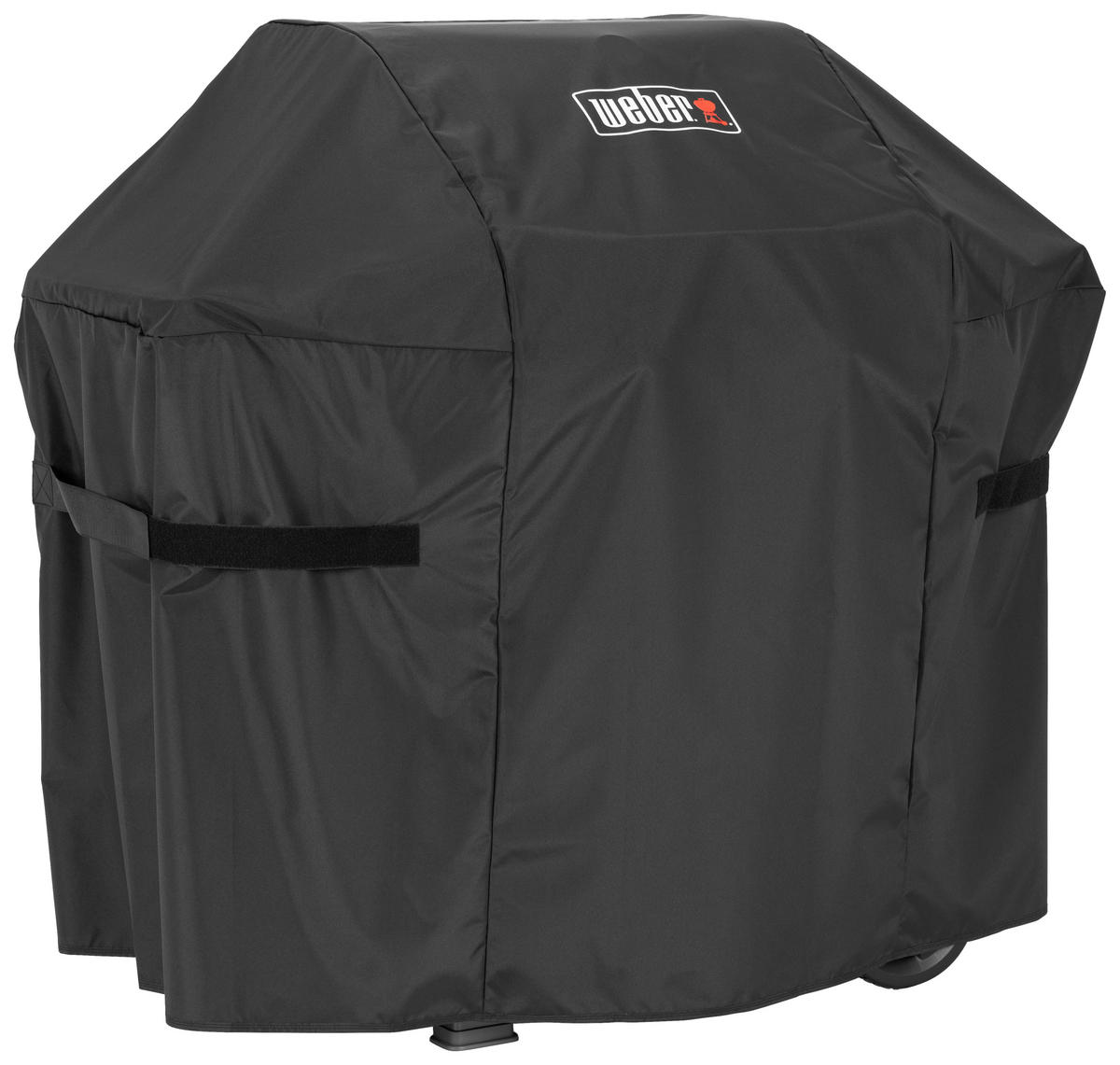 GRILLABDECKHAUBE 45/107/122 cm  - Schwarz, Basics, Kunststoff (45/107/122cm) - Weber Grill