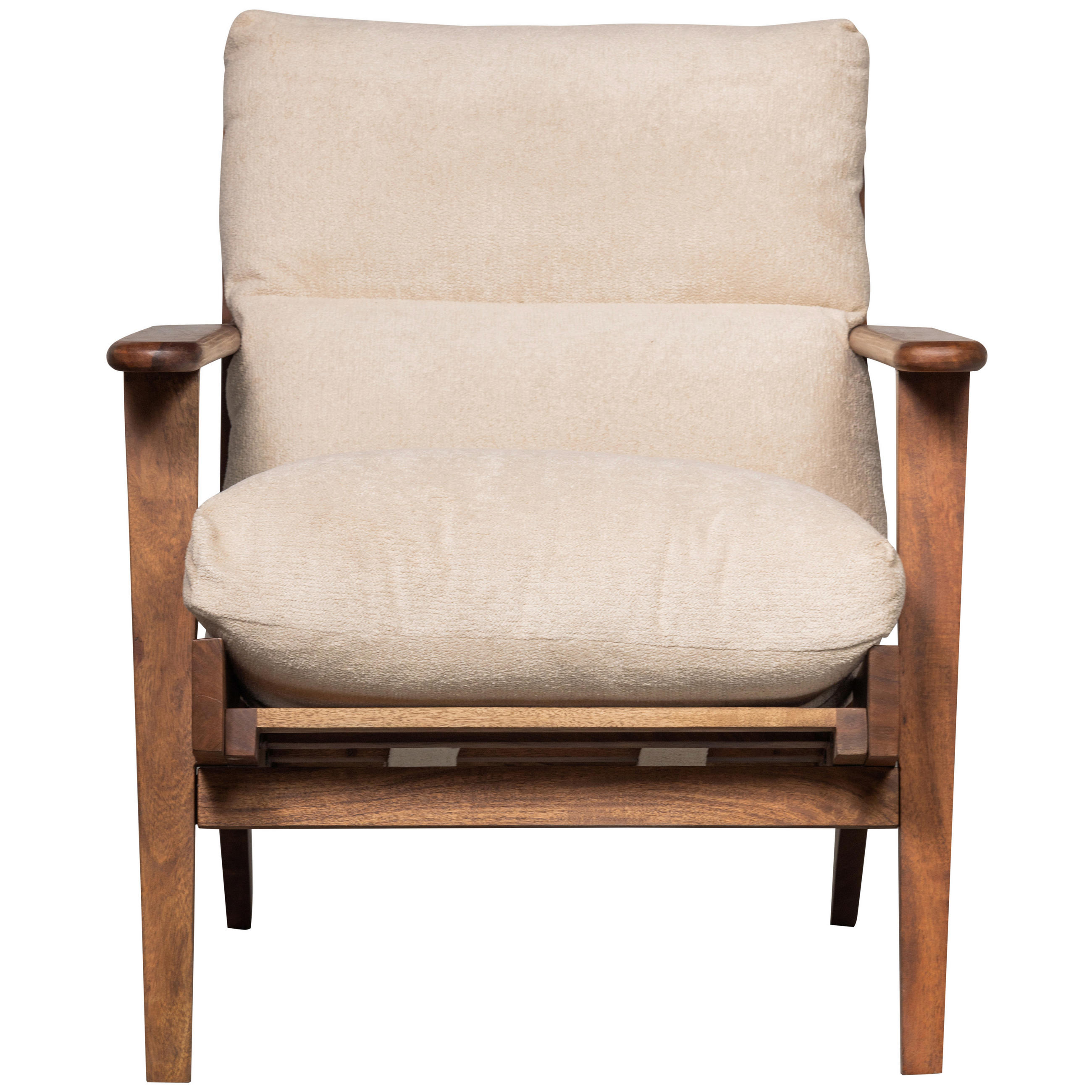 SESSEL in Naturfarben  - Naturfarben/Akaziefarben, Design, Holz/Textil (71/86/71cm) - Livetastic