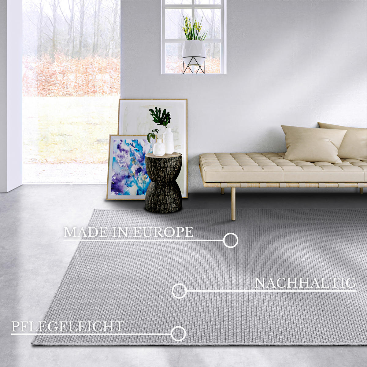WEBTEPPICH 200/290 cm Kollektion 1843 Creme rechteckig  - Creme, Basics, Kunststoff/Textil (200/290cm) - Villeroy & Boch