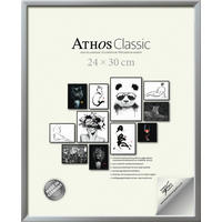 BILDERRAHMEN - Silberfarben, Basics, Papier/Holzwerkstoff (24/30/1,8cm)