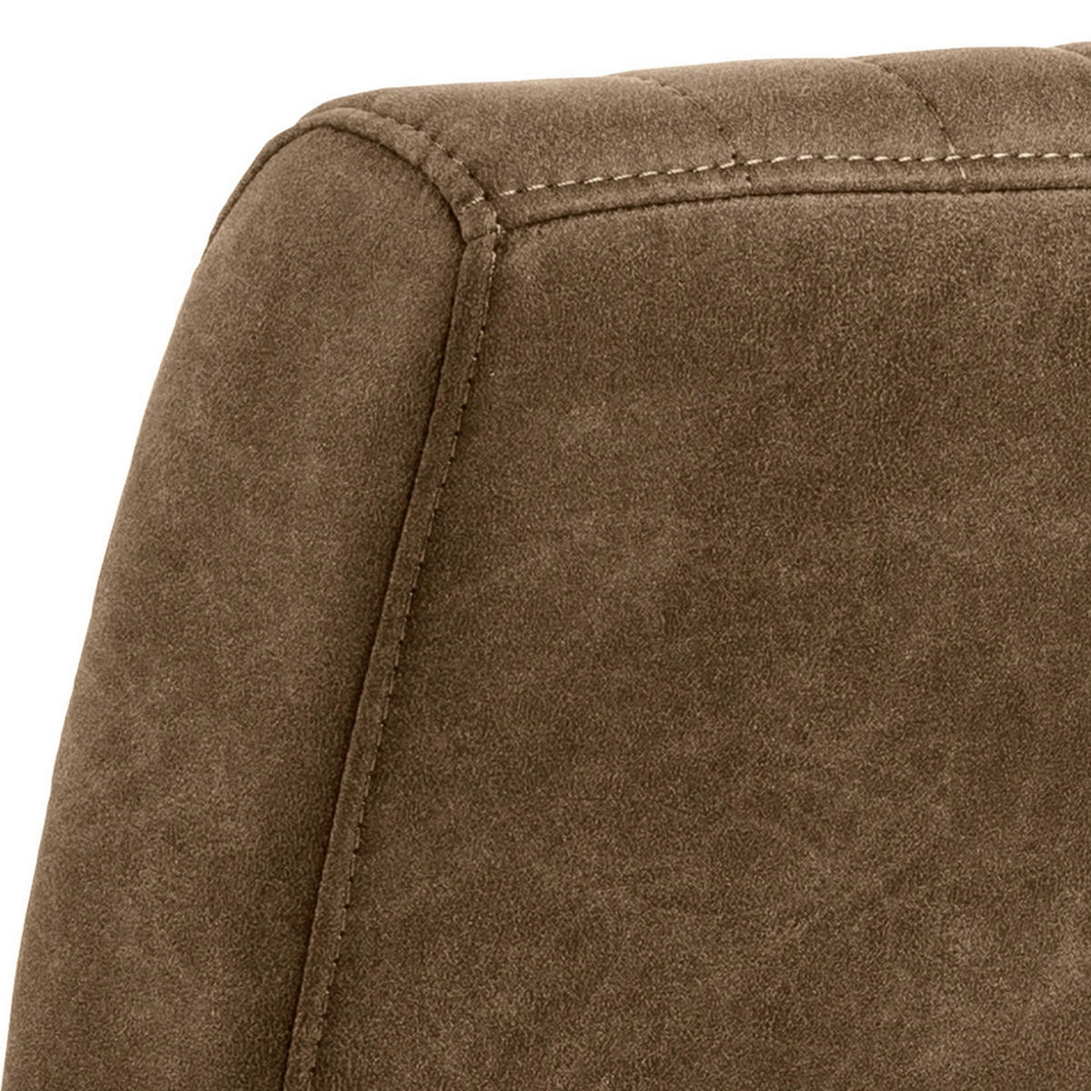 ARMLEHNSTUHL  in Webstoff  - Hellbraun/Schwarz, Design, Textil/Metall (50,5/84,5/64,5cm) - MID.YOU