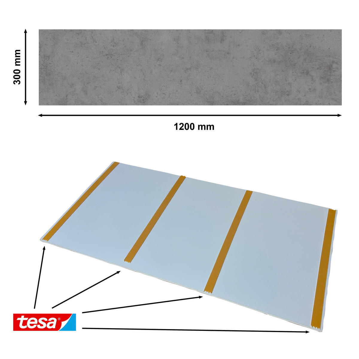 WANDPANEEL Baridecor Aqua Hellgrau  - Hellgrau, Design, Kunststoff (120/30/0,4cm)