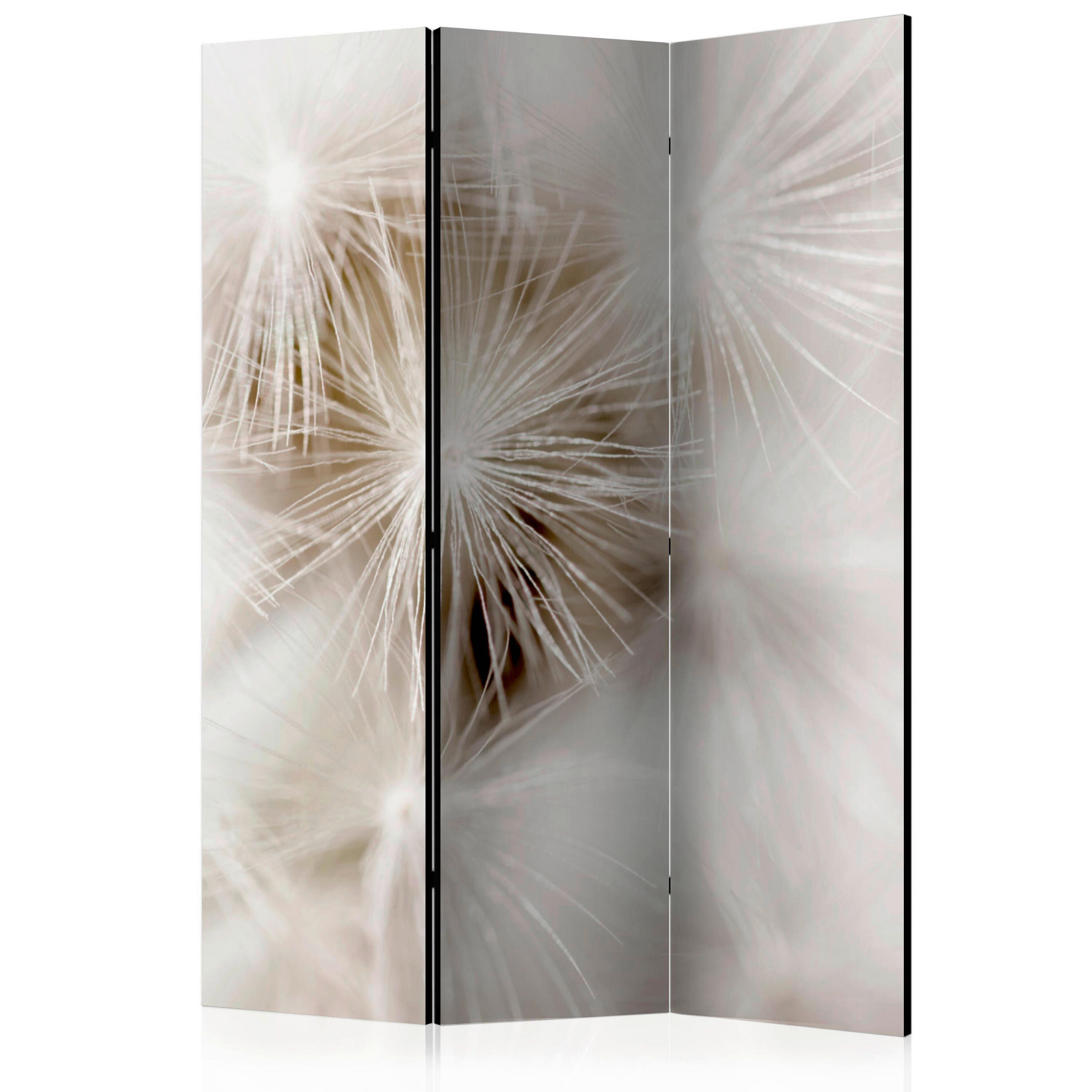 artgeist Paravent Weiß, Beige 135x172x3 cm