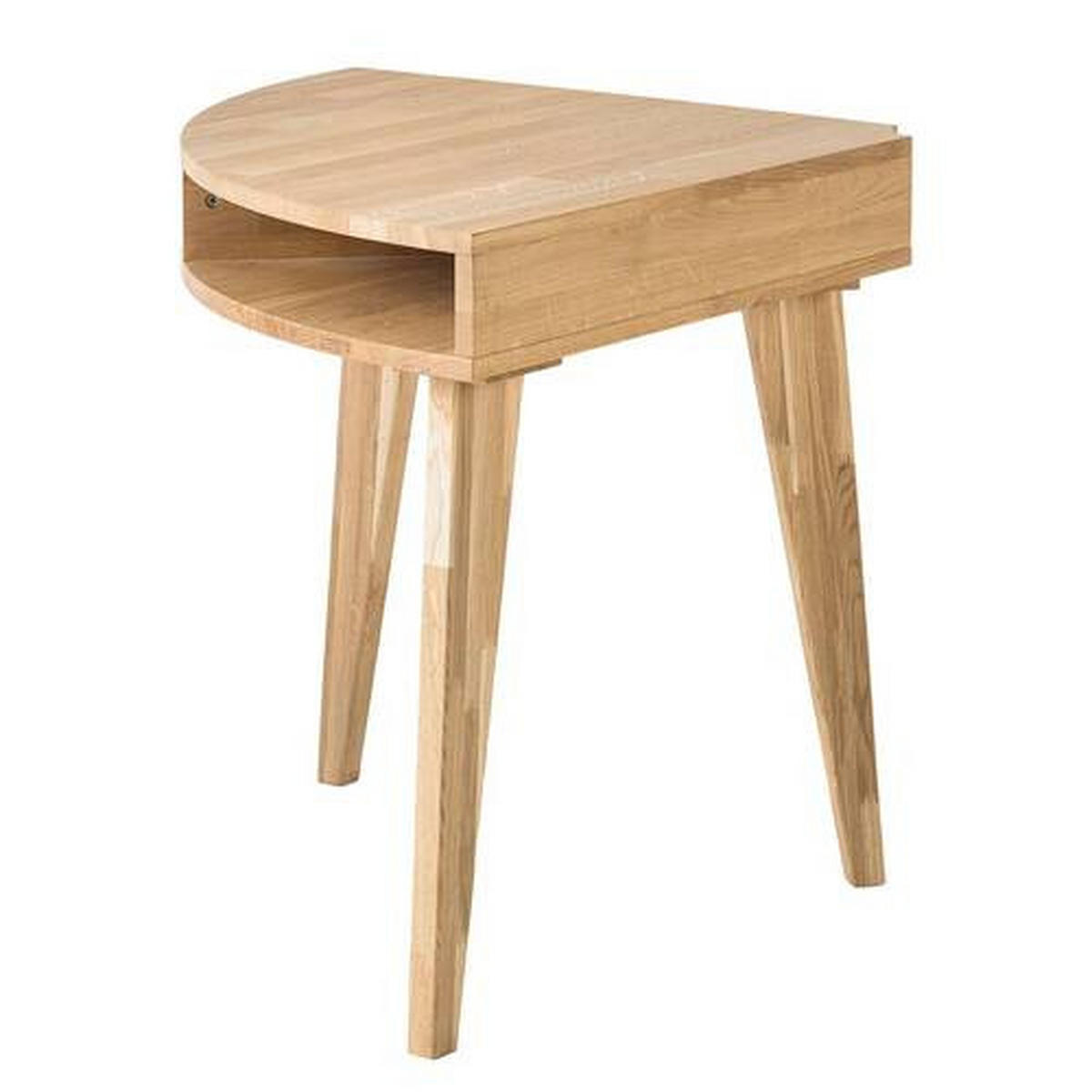 ECKSCHREIBTISCH 75/75/76 cm  in Wildeiche  - Wildeiche, Natur, Holz (75/75/76cm) - home24