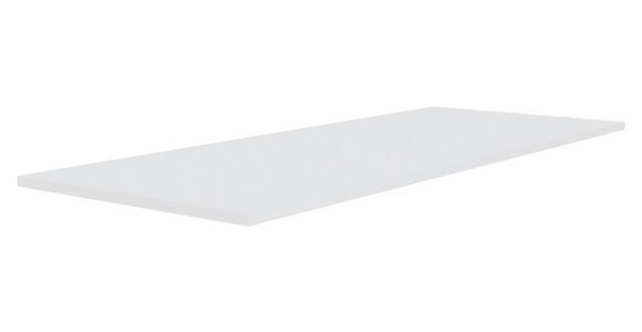 OBERPLATTE in - Weiß, KONVENTIONELL, Holzwerkstoff (137/1,6/42cm) - Hom`in