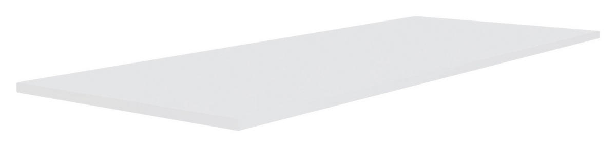 OBERPLATTE  in  - Weiß, KONVENTIONELL, Holzwerkstoff (137/1,6/42cm) - Hom`in