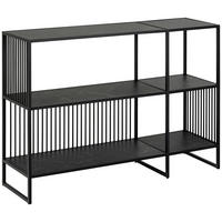 REGALNI ELEMENT črna  - črna, Design, kovina/umetna masa (85/35/185cm) - MID.YOU