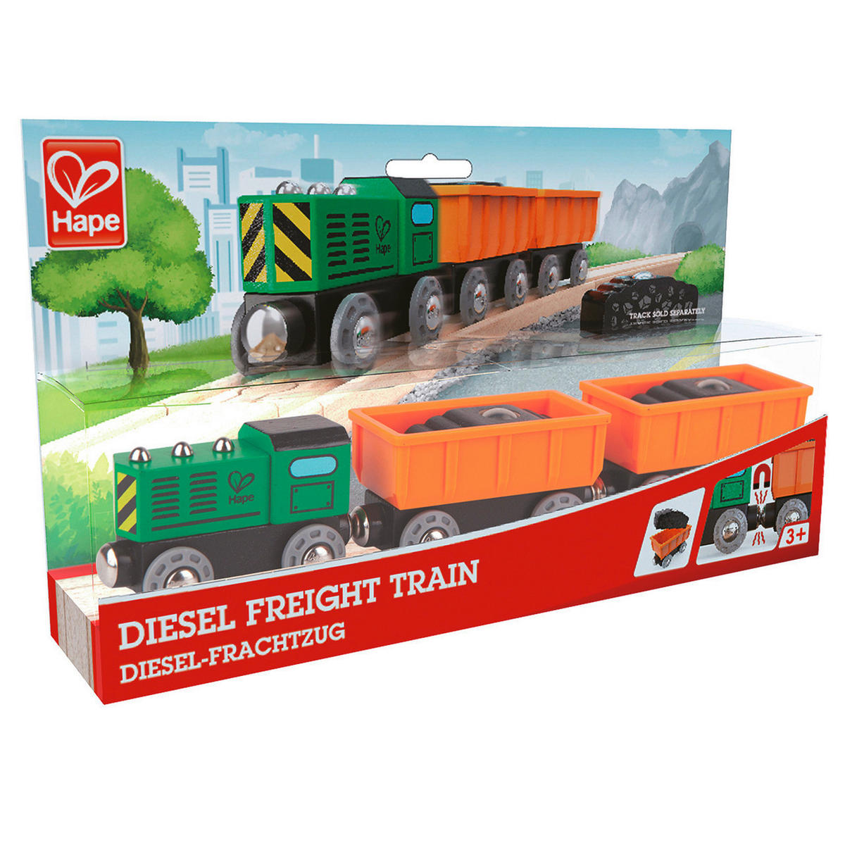 EISENBAHNZUBEHÖR - Multicolor, Basics, Holz/Kunststoff (25,0/4,8/3,5cm) - Hape
