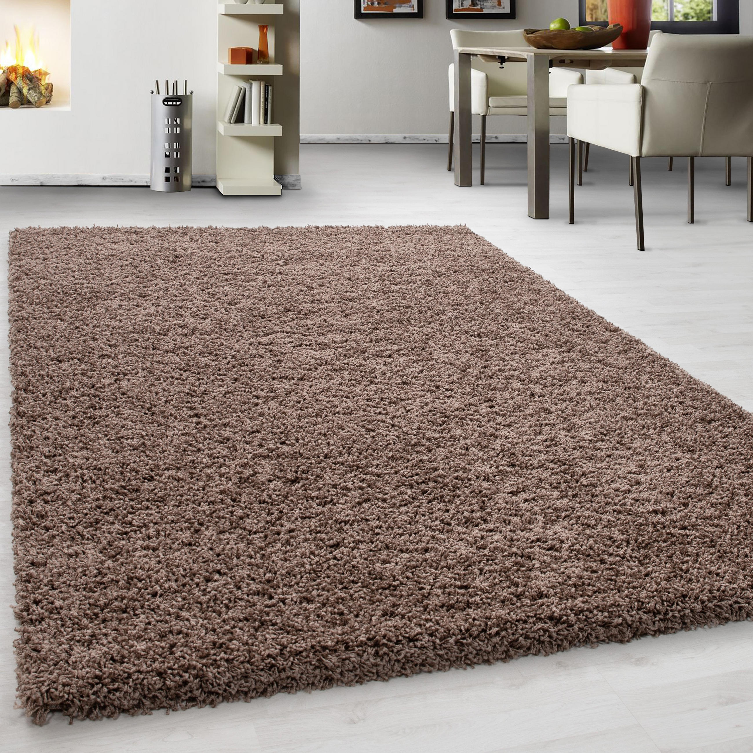 PREPROGA Z VISOKIM FLOROM Life 1500 120/170 cm tkano svetlo rjava - svetlo rjava, Konvencionalno, tekstil (120/170cm) - Novel