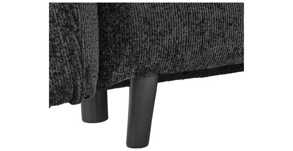 SCHLAFSOFA Chenille Anthrazit  - Anthrazit/Schwarz, KONVENTIONELL, Holz/Textil (238/99/108cm) - Carryhome