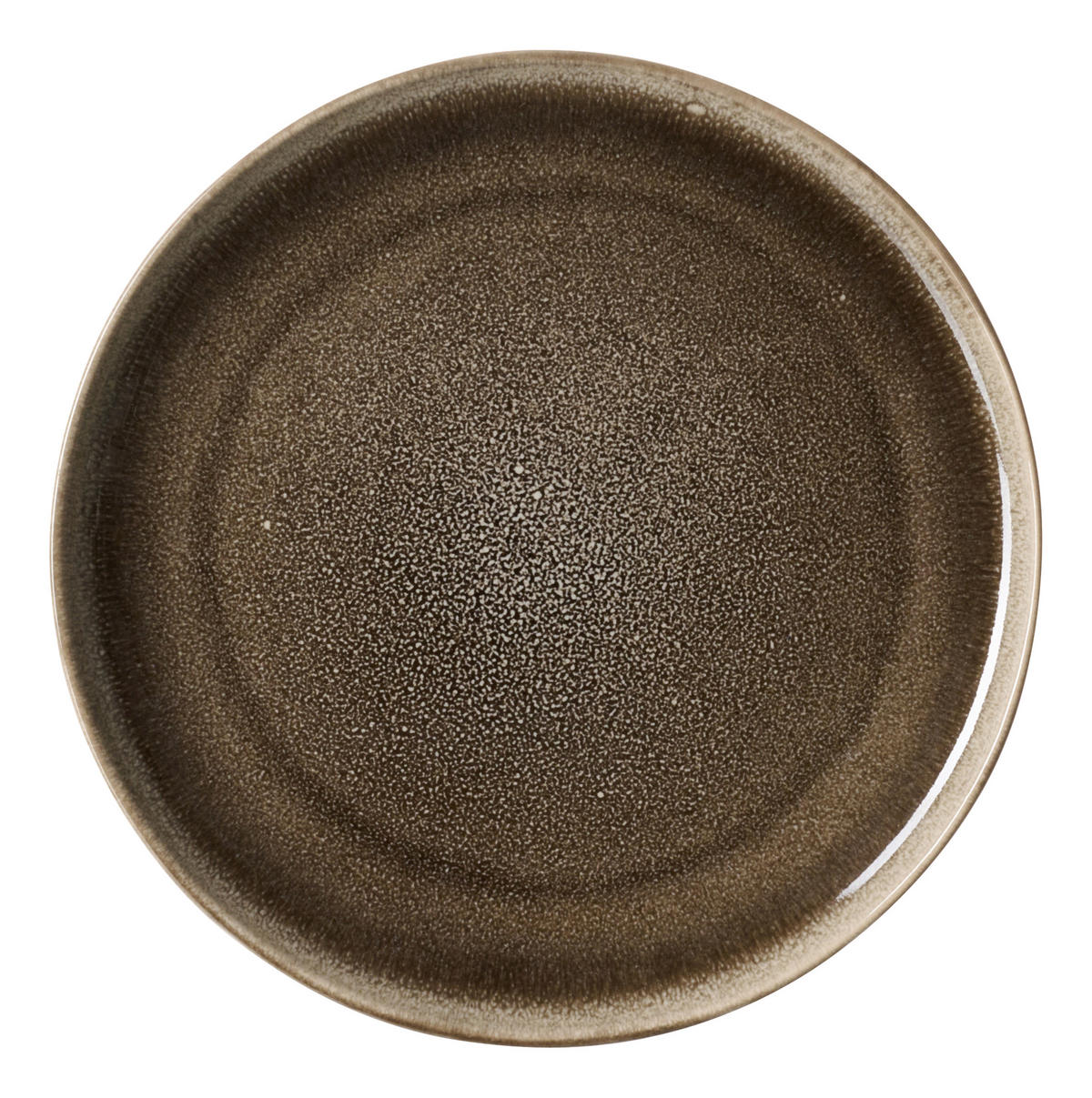 DESSERTTELLER Braun Eda Umbra  - Braun, KONVENTIONELL, Keramik (22/22/2cm) - Ritzenhoff Breker