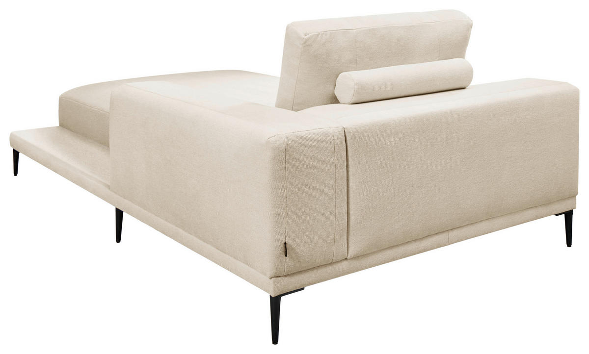 LIEGE Leinwand Naturfarben  - Schwarz/Naturfarben, Design, Textil/Metall (141/85/225cm) - Belluti