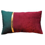 ZIERKISSEN  30/50 cm   - Bordeaux/Goldfarben, Basics, Textil (30/50cm) - Novel