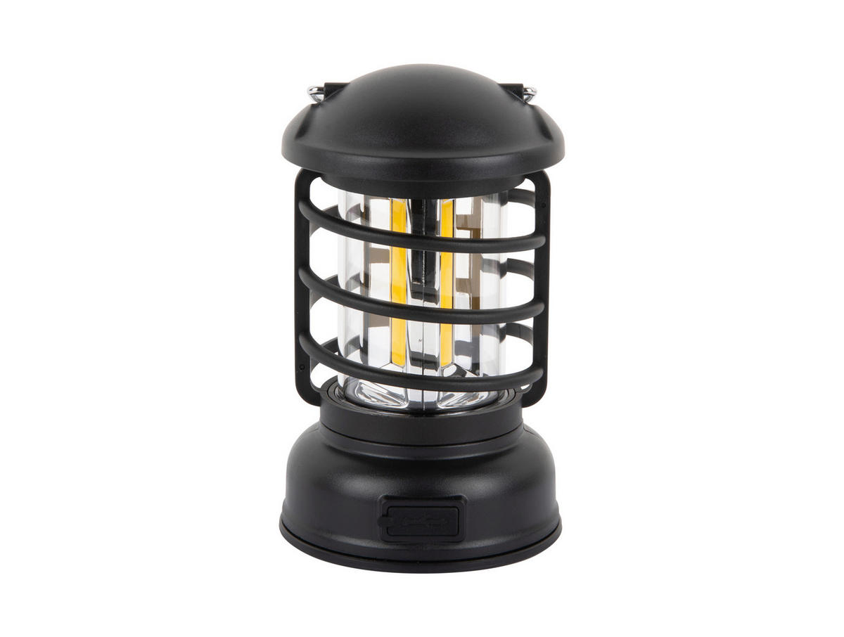 CAMPINGLATERNE Camping lantern  - Schwarz, Basics, Metall (8.5/8.5/15cm) - Leitmotiv