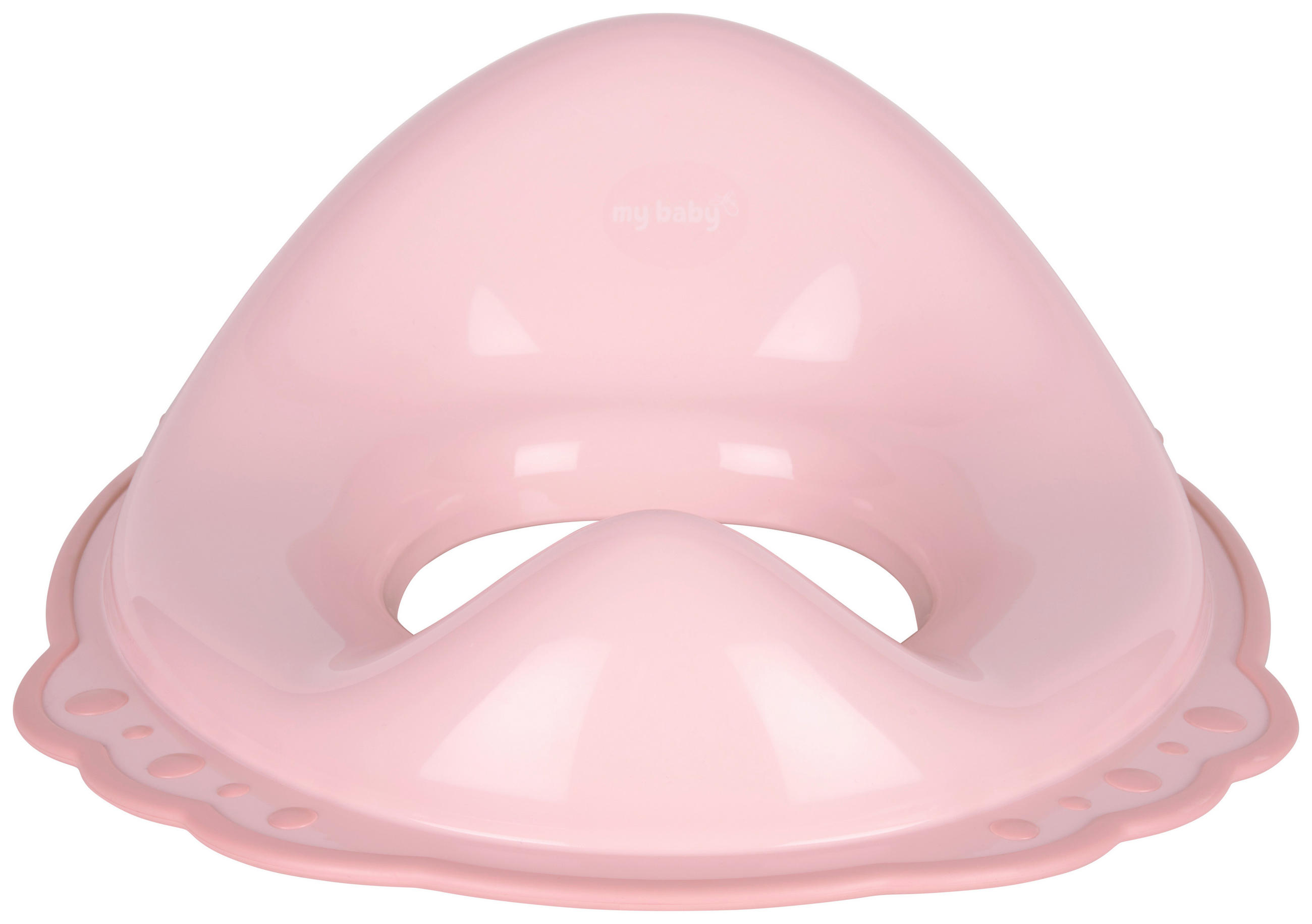DETSKÉ SEDADLO NA WC - ružová, Basics, plast (38,5/31/15,5cm) - My Baby Lou
