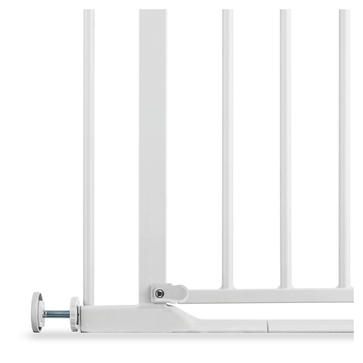 TREPPENSCHUTZGITTER 96 - 101/77 cm  - Weiß, Basics, Kunststoff/Metall (96 - 101/77cm) - Hauck