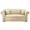 SCHLAFSOFA  mit Velours Beige  - Beige/Schwarz, Design, Holz/Textil (213/86/99cm) - MID.YOU