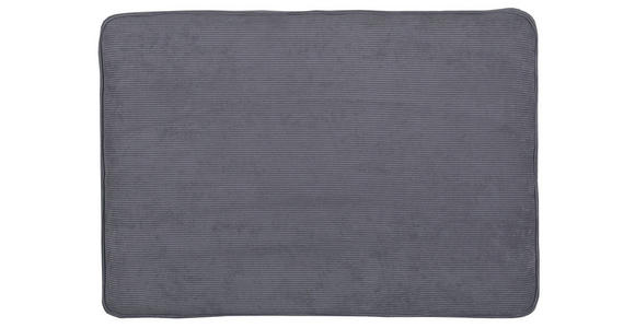 HOCKER Cord Dunkelgrau - Dunkelgrau/Buchefarben, Design, Holz/Textil (93/47/65cm) - Carryhome