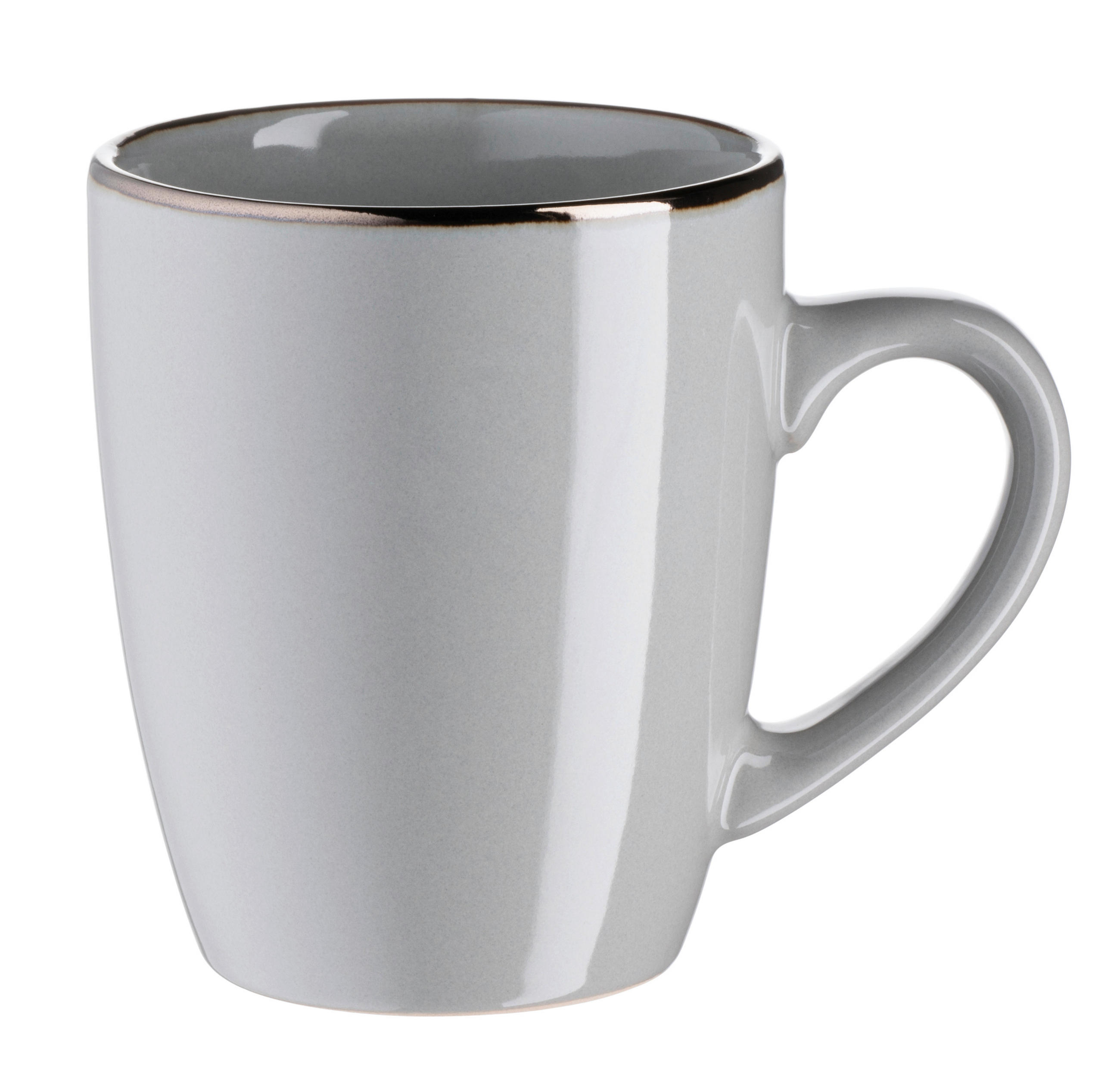 KAFFEMUGG  - grå, Basics, keramik (0,35l) - Mäser