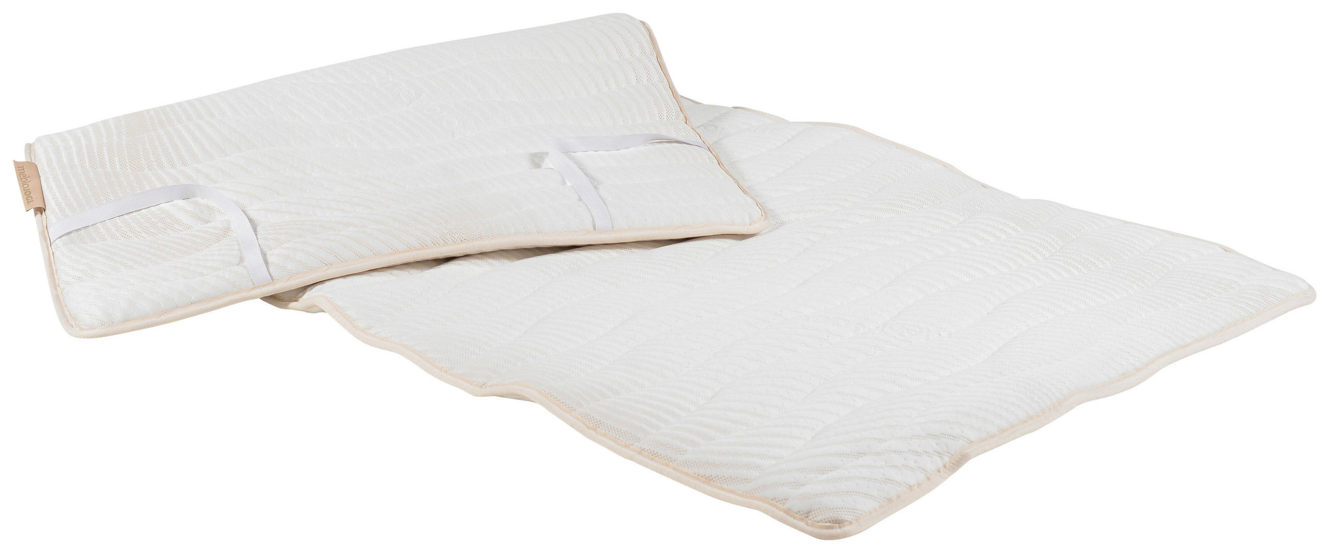 POSTELJNI NADVLOŽEK - bela, Design, tekstil (200/90cm) - Meblojogi