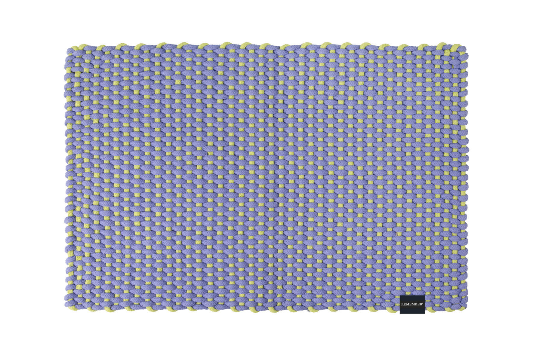 FUßMATTE 90/58 cm REMEMBER  - Lila, Basics, Kunststoff/Textil (90/58cm)