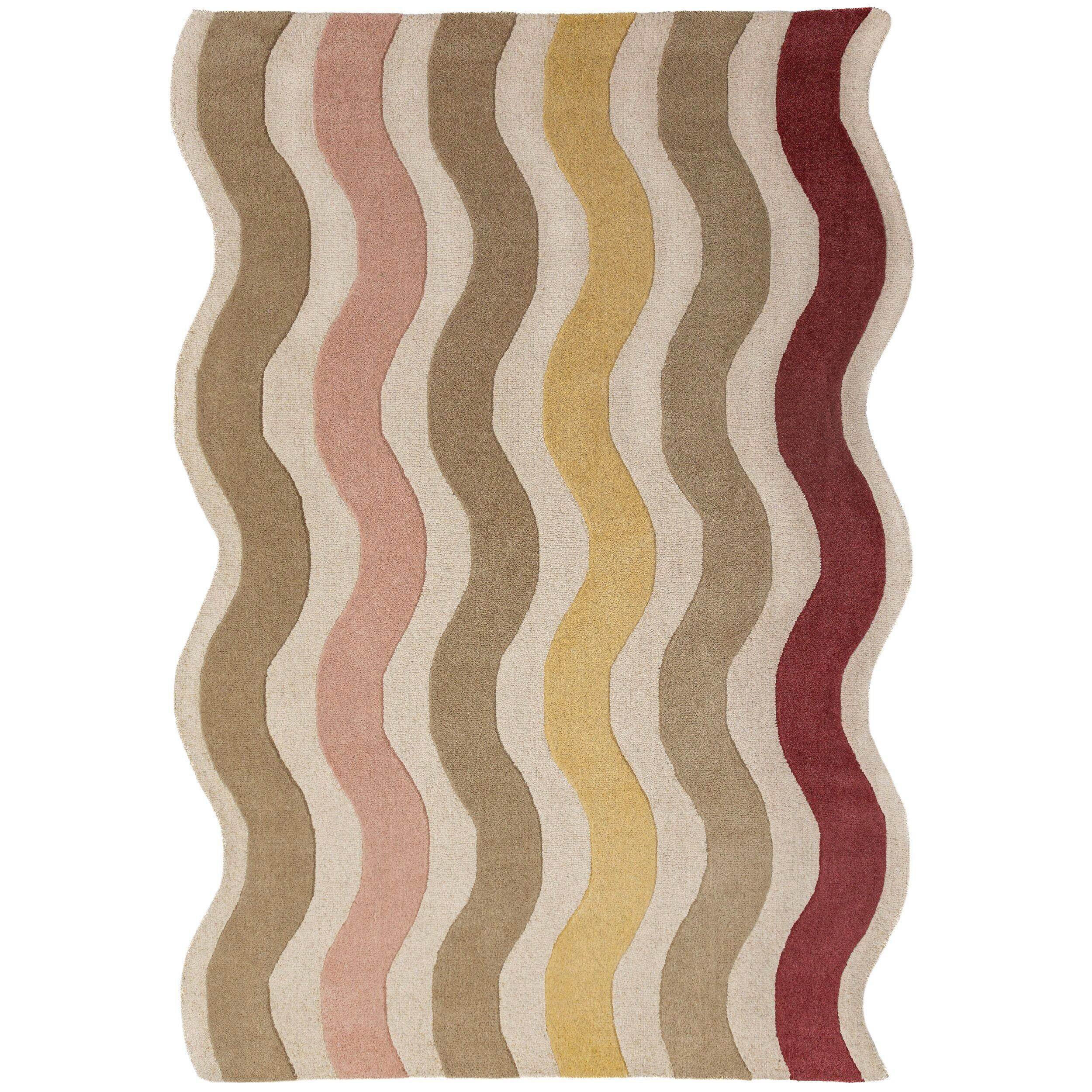 WOLLTEPPICH 200/290 cm Cascade Multicolor organisch  - Multicolor, Basics, Textil (200/290cm) - Flair Rugs