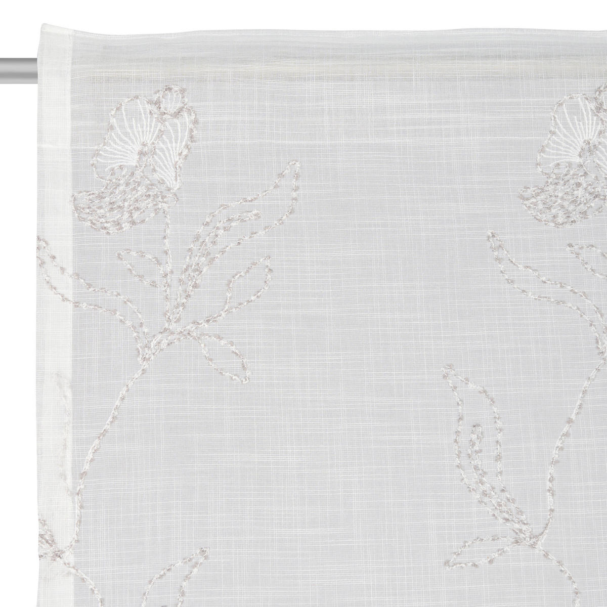 FERTIGVORHANG transparent  - Creme, KONVENTIONELL, Textil (140/245cm) - Esposa
