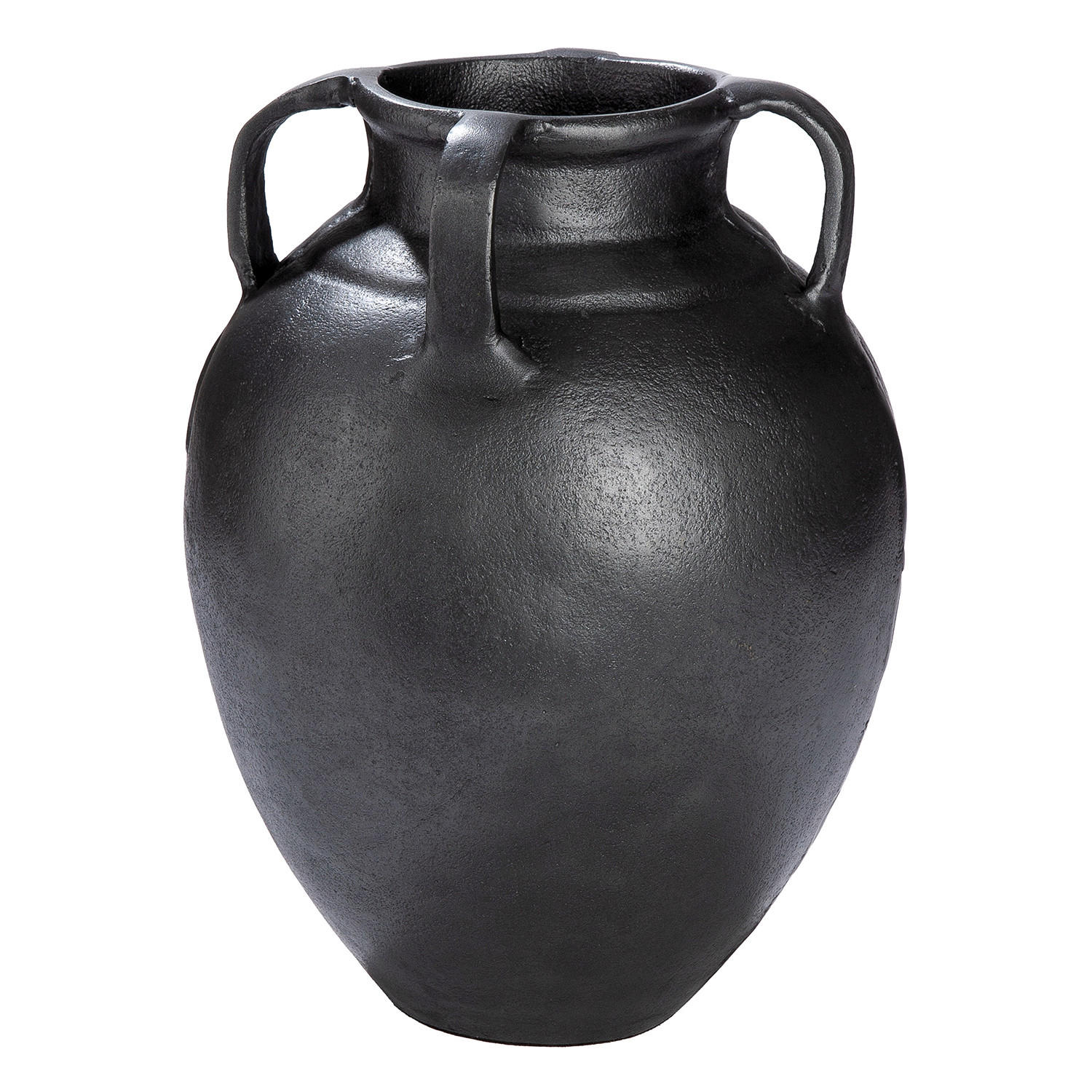 DEKOVASE  - Grau, Basics, Metall (20/25cm)