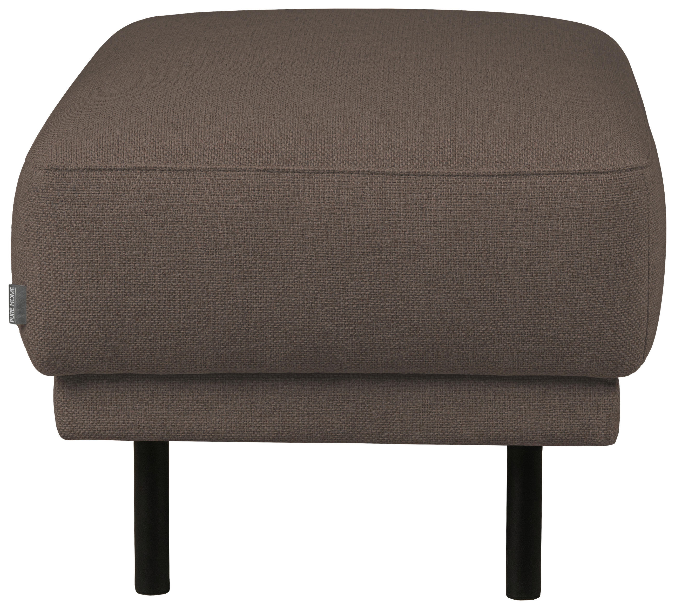 PALL i trä, metall, textil brun, rostfärgad  - brun/svart, Design, metall/trä (73/47/57cm) - Pure Home Comfort
