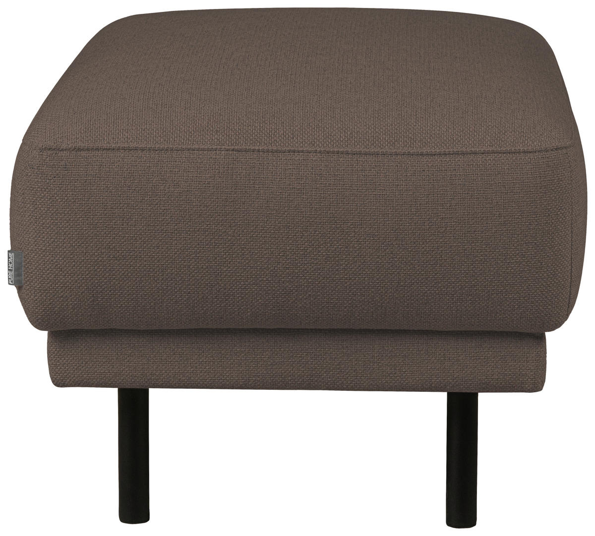 PALL i trä, metall, textil brun, rostfärgad  - brun/svart, Design, metall/trä (73/47/57cm) - Pure Home Comfort