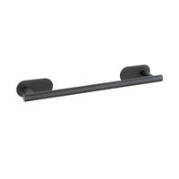 HANDTUCHSTANGE Schwarz  - Schwarz, Basics, Metall (40/4,5/7cm) - Wenko