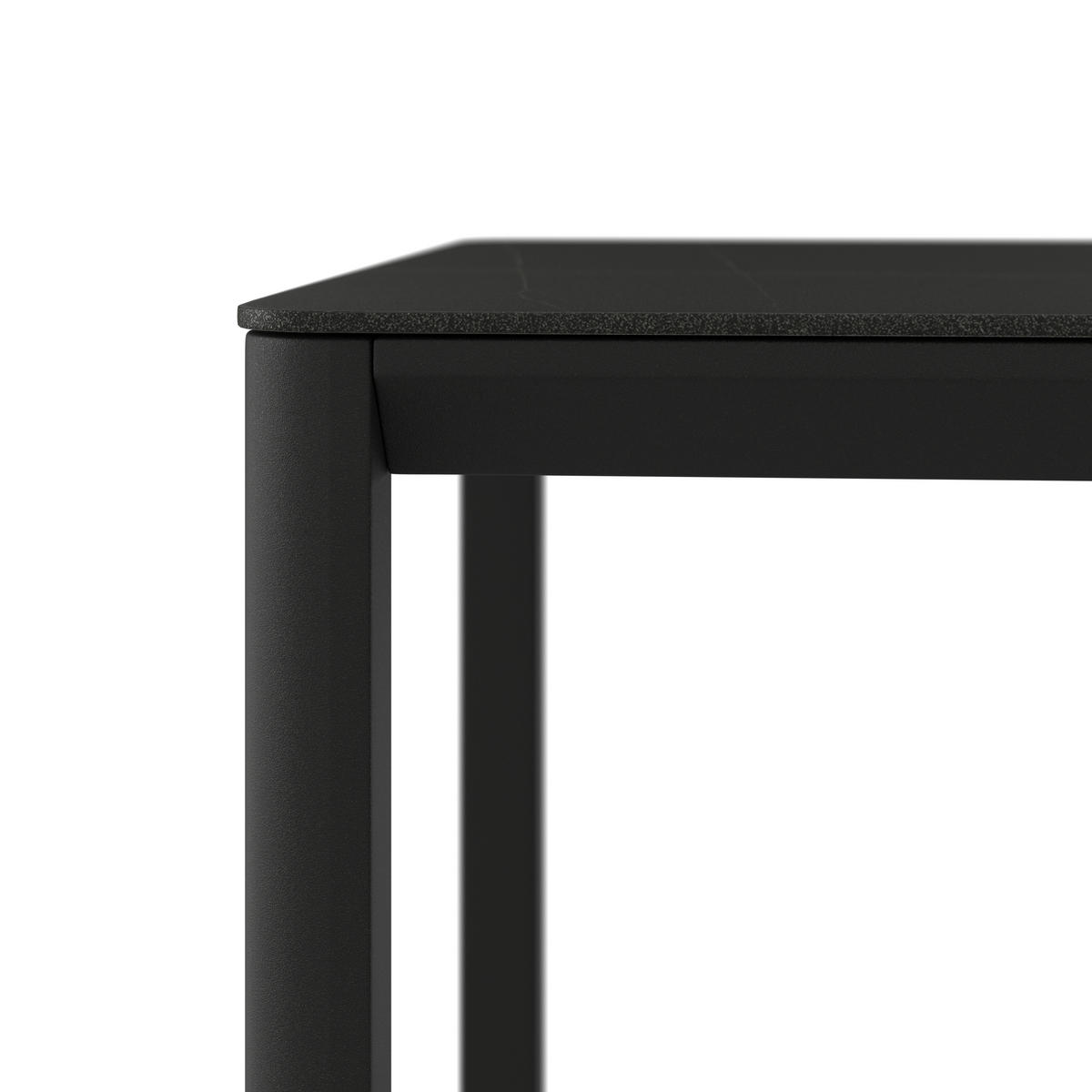 STOL VRTNI  crna  metal, keramika      - crna, Lifestyle, metal/keramika (180/90/75cm) - Amatio