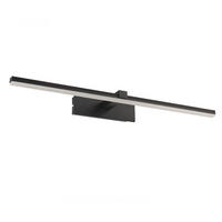 BADEZIMMER-WANDLEUCHTE 60/7/13 cm   - Schwarz, Design, Metall (60/7/13cm)