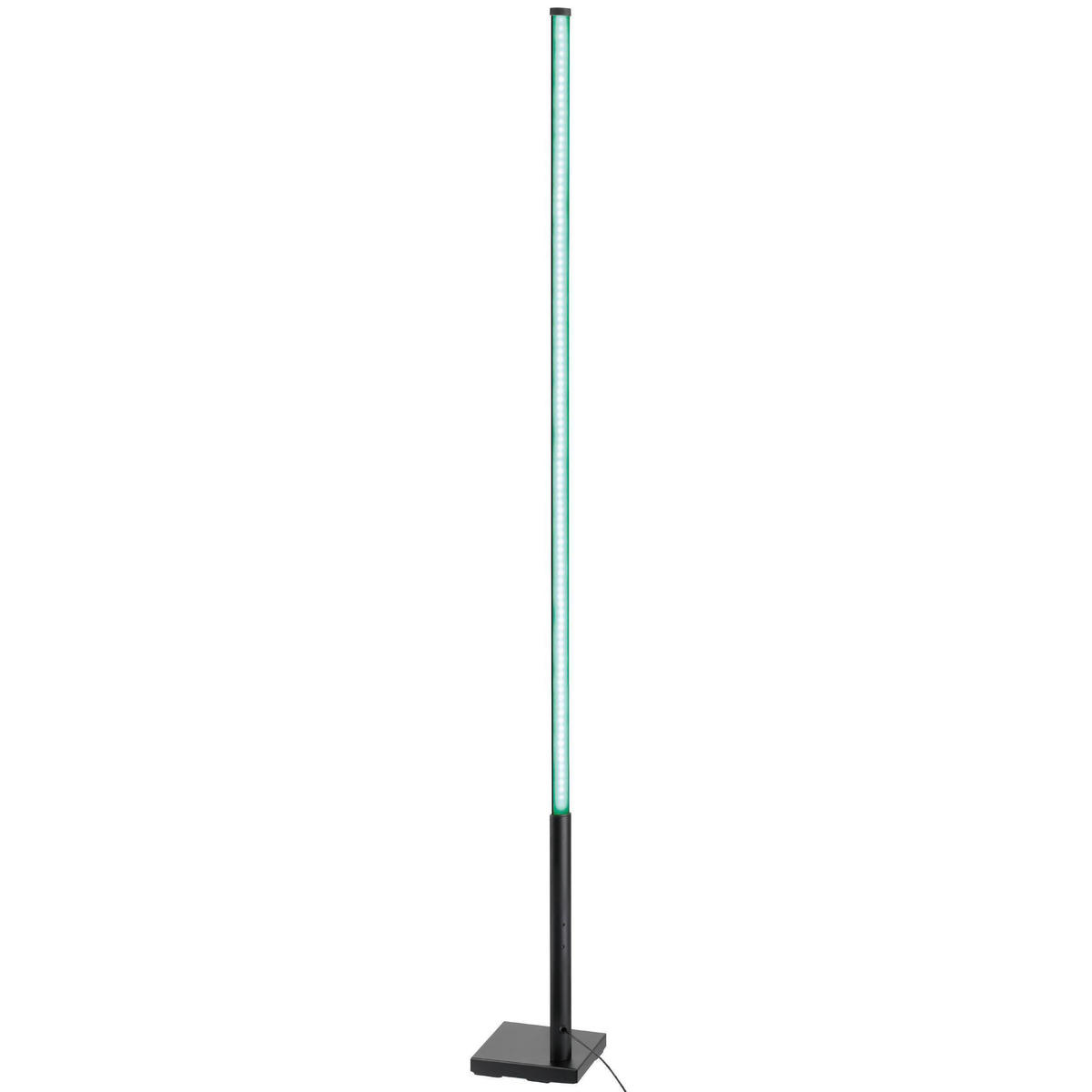STEHLEUCHTE 2/2/150 cm    - Schwarz/Weiß, Basics, Kunststoff/Metall (2/2/150cm) - Eglo