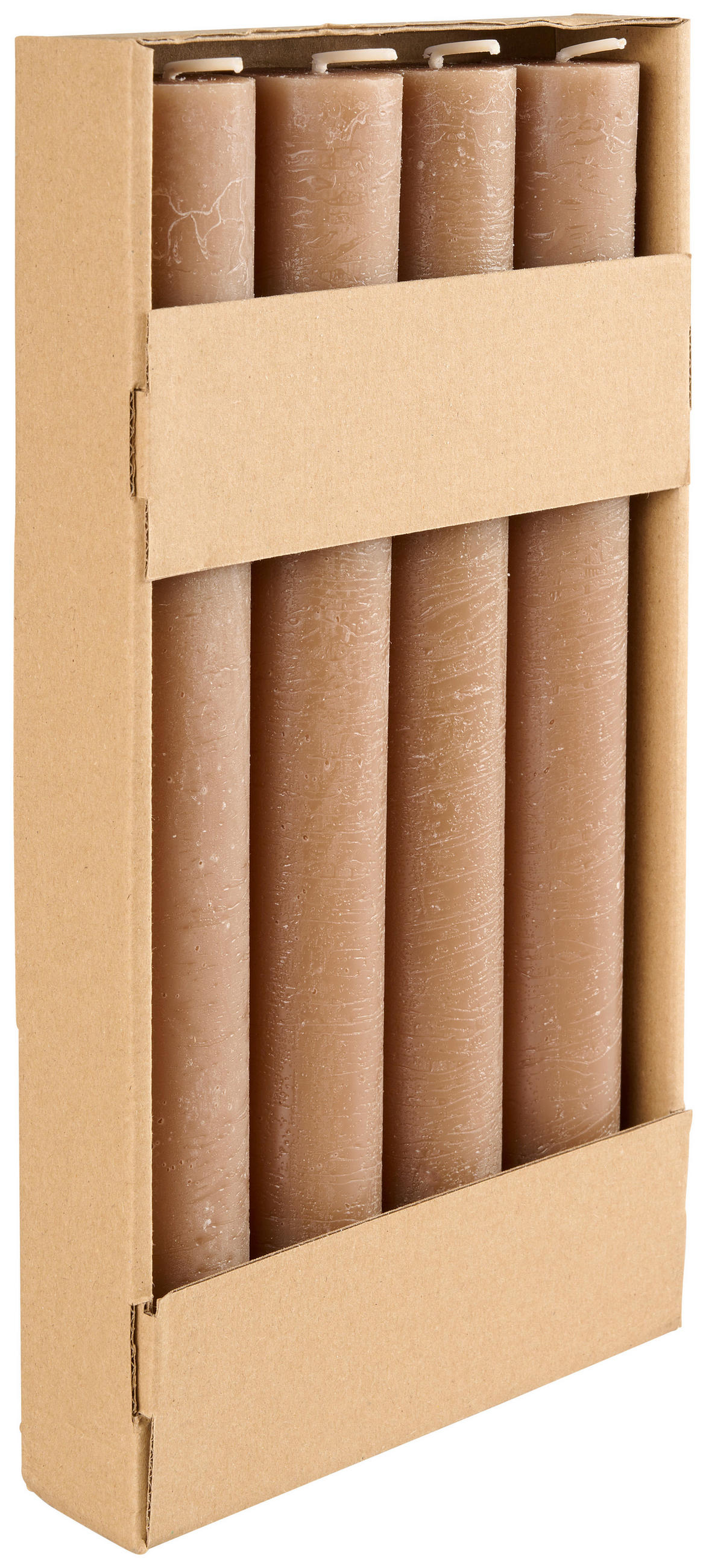 VALCOVÁ SVIEČKA - svetlohnedá, Trend, prírodné materiály (3,5/28cm) - Ambia Home