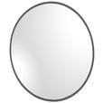 WANDSPIEGEL 70/70/1,5 cm    in rund  - Schwarz, Basics, Glas (70/70/1,5cm) - Carryhome