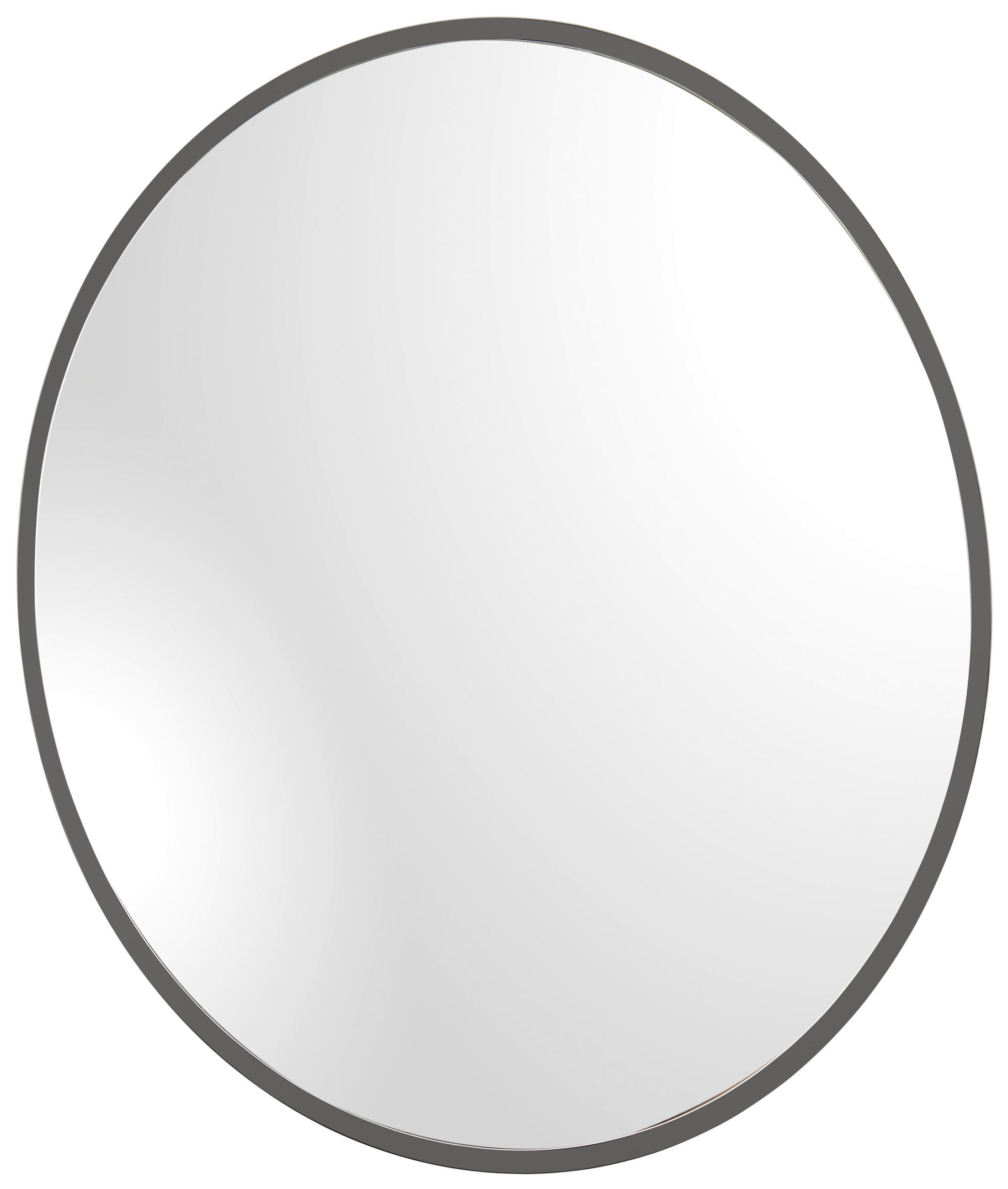 NÁSTĚNNÉ ZRCADLO 70/70/1,5 cm  - černá, Basics, sklo (70/70/1,5cm) - Carryhome