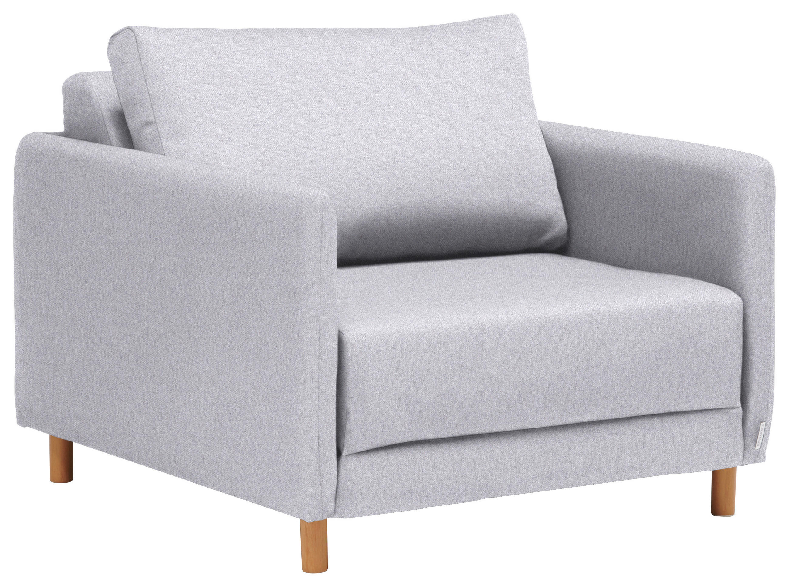 SCHLAFSESSEL in Webstoff Hellgrau  - Hellgrau/Naturfarben, KONVENTIONELL, Kunststoff/Textil (89/79/94cm) - Cantus