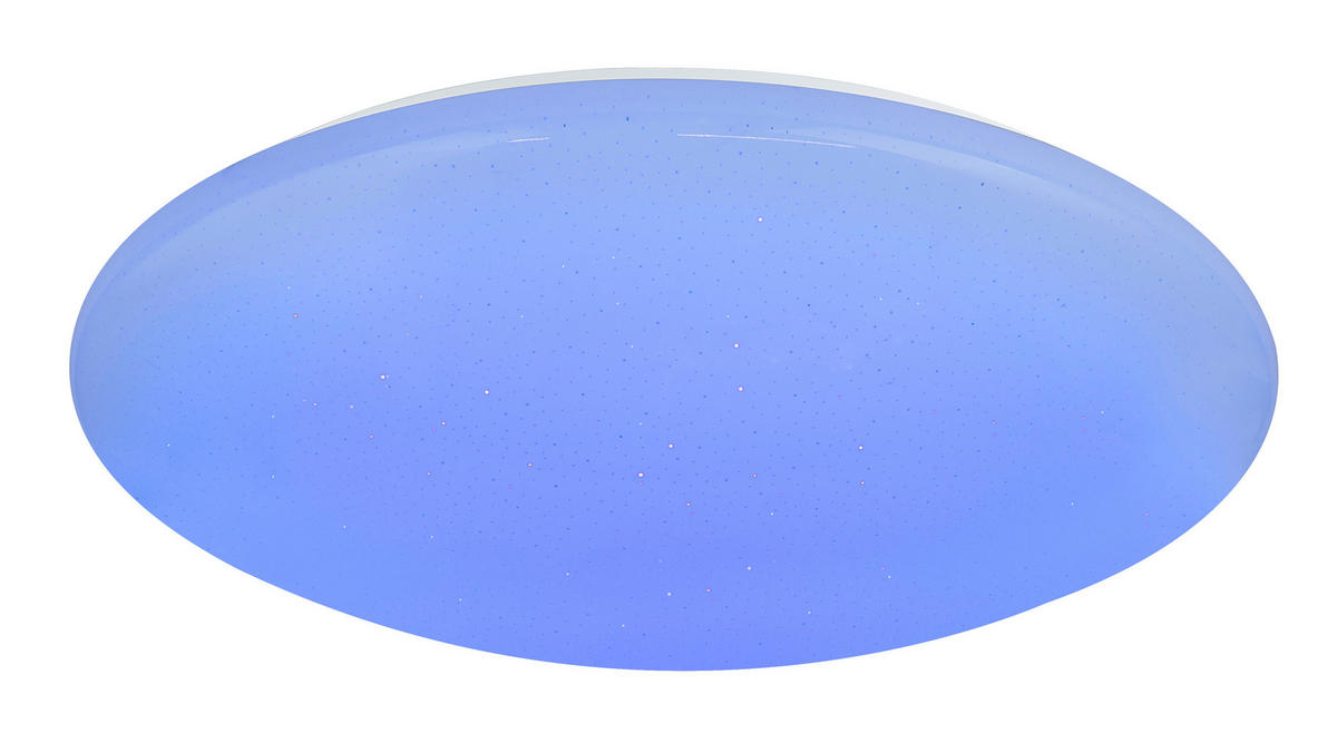 LED-DECKENLEUCHTE 48 W  50/12 cm    - Weiss/Opal, Basics, Kunststoff/Metall (50/12cm) - Globo