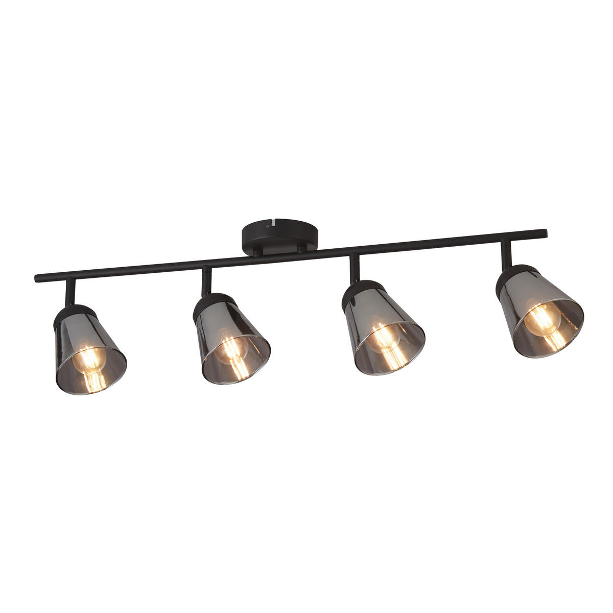 REFLEKTOR STROPNI Mega  - crna, Basics, staklo/metal (83/24/14cm)