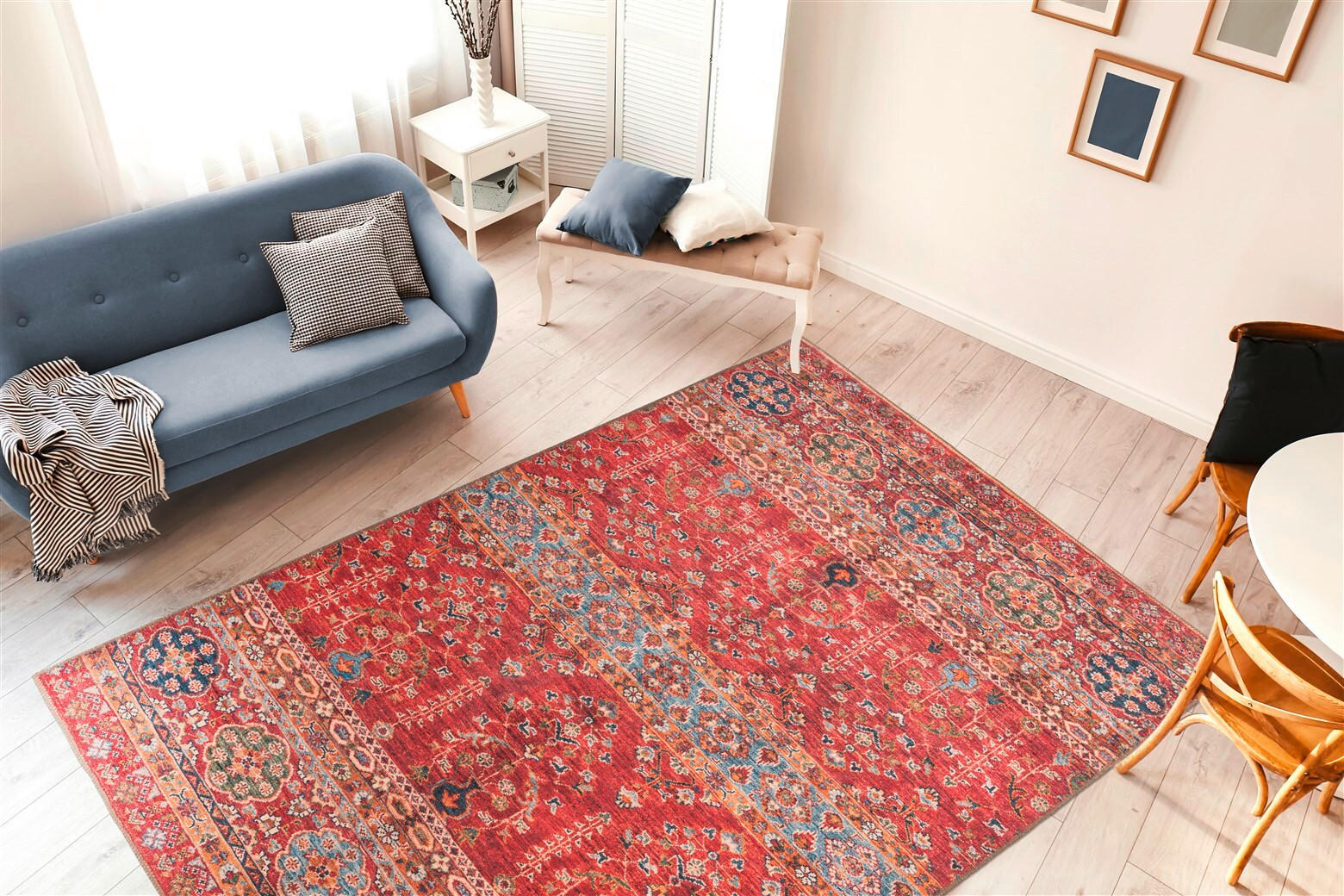 FLACHWEBETEPPICH 190/290 cm Faye 325 Multi / Rot Multicolor, Rot  - Rot/Multicolor, Basics, Textil (190/290cm) - Novel