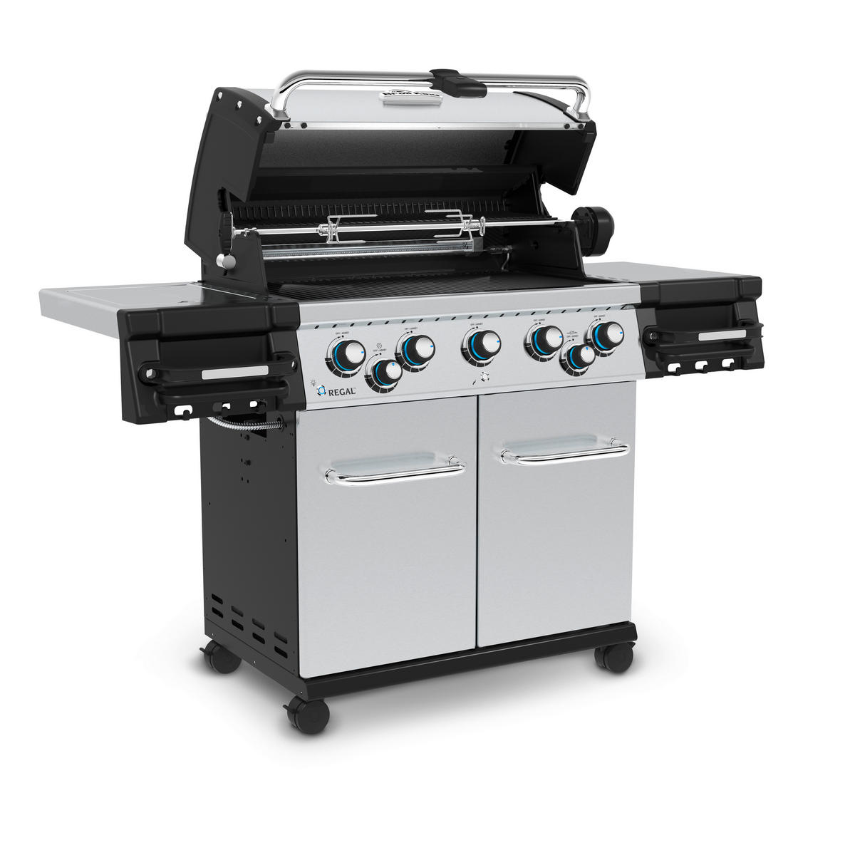 PLINSKI ŽAR  REGAL - barve nerjavečega jekla, Basics, kovina (159/125/63cm) - Broil King