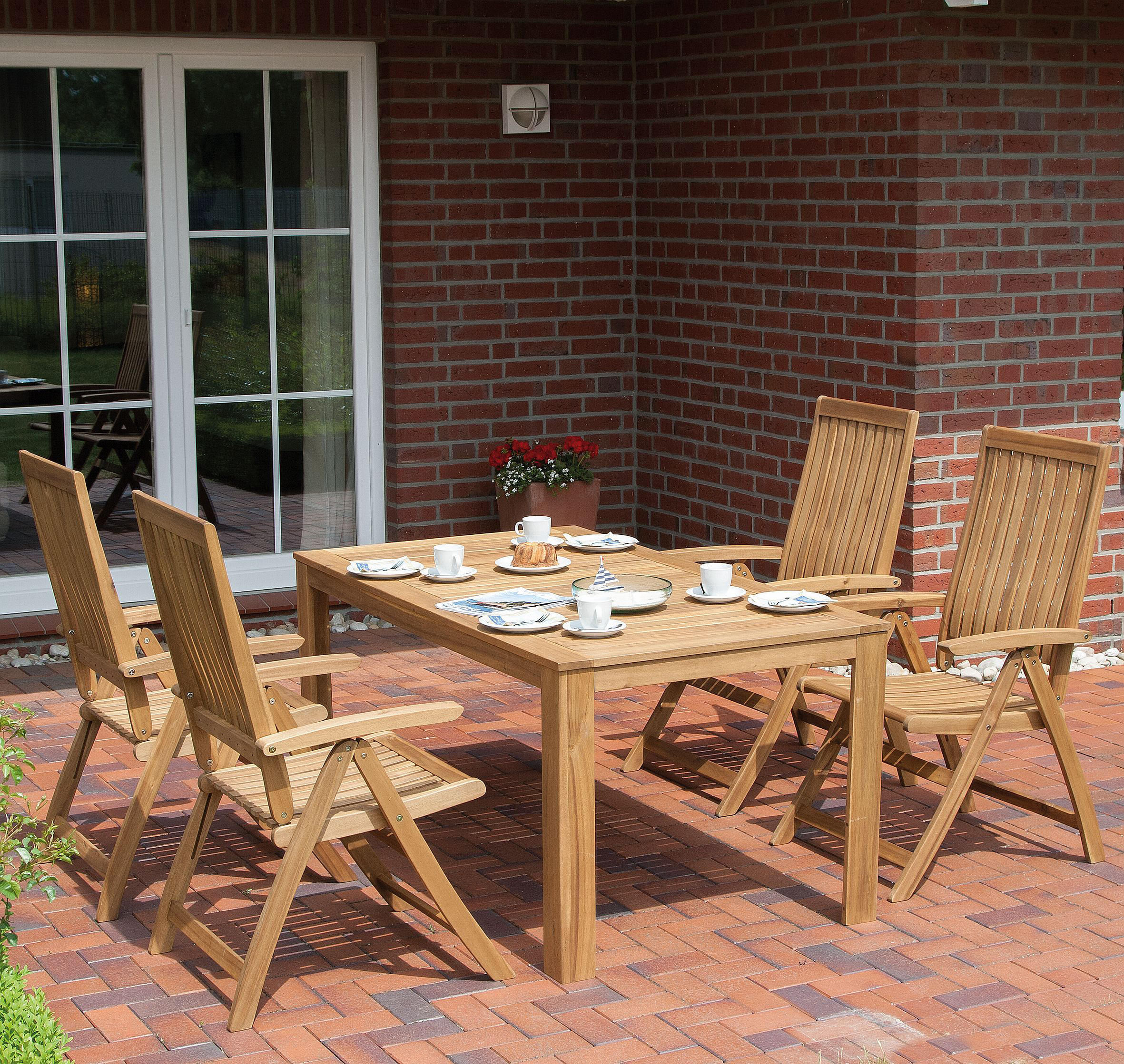 GARTENKLAPPSESSEL Akazie Akaziefarben  - Akaziefarben, KONVENTIONELL, Holz (60/113/70cm) - Siena Garden