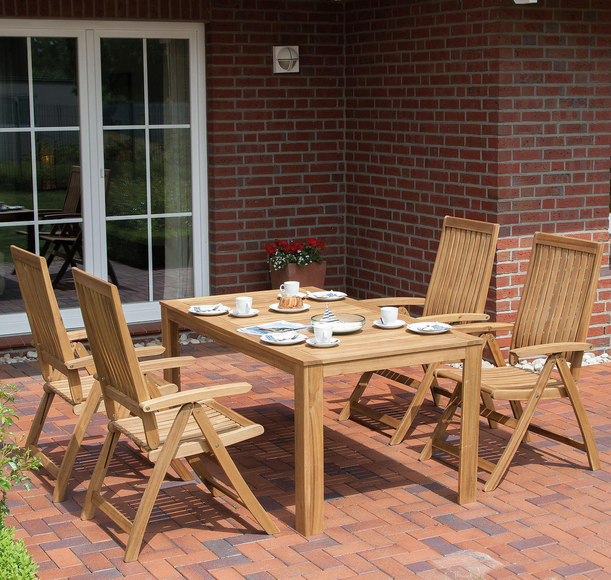 GARTENKLAPPSESSEL in Holz Akaziefarben  - Akaziefarben, KONVENTIONELL, Holz (60/113/70cm) - Siena Garden