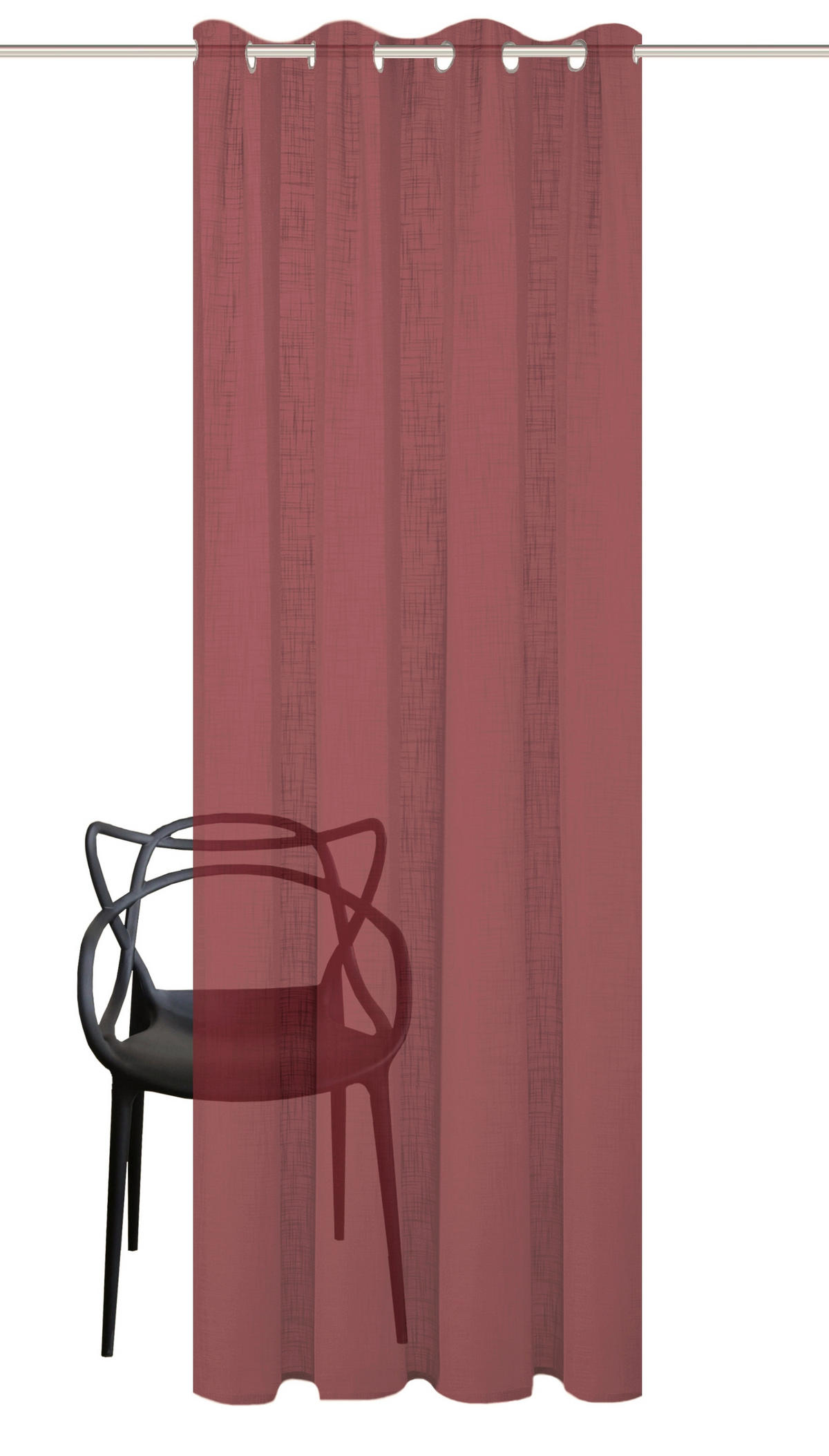 ÖSENSCHAL halbtransparent 140/160 cm   - Beere, Basics, Textil (140/160cm)