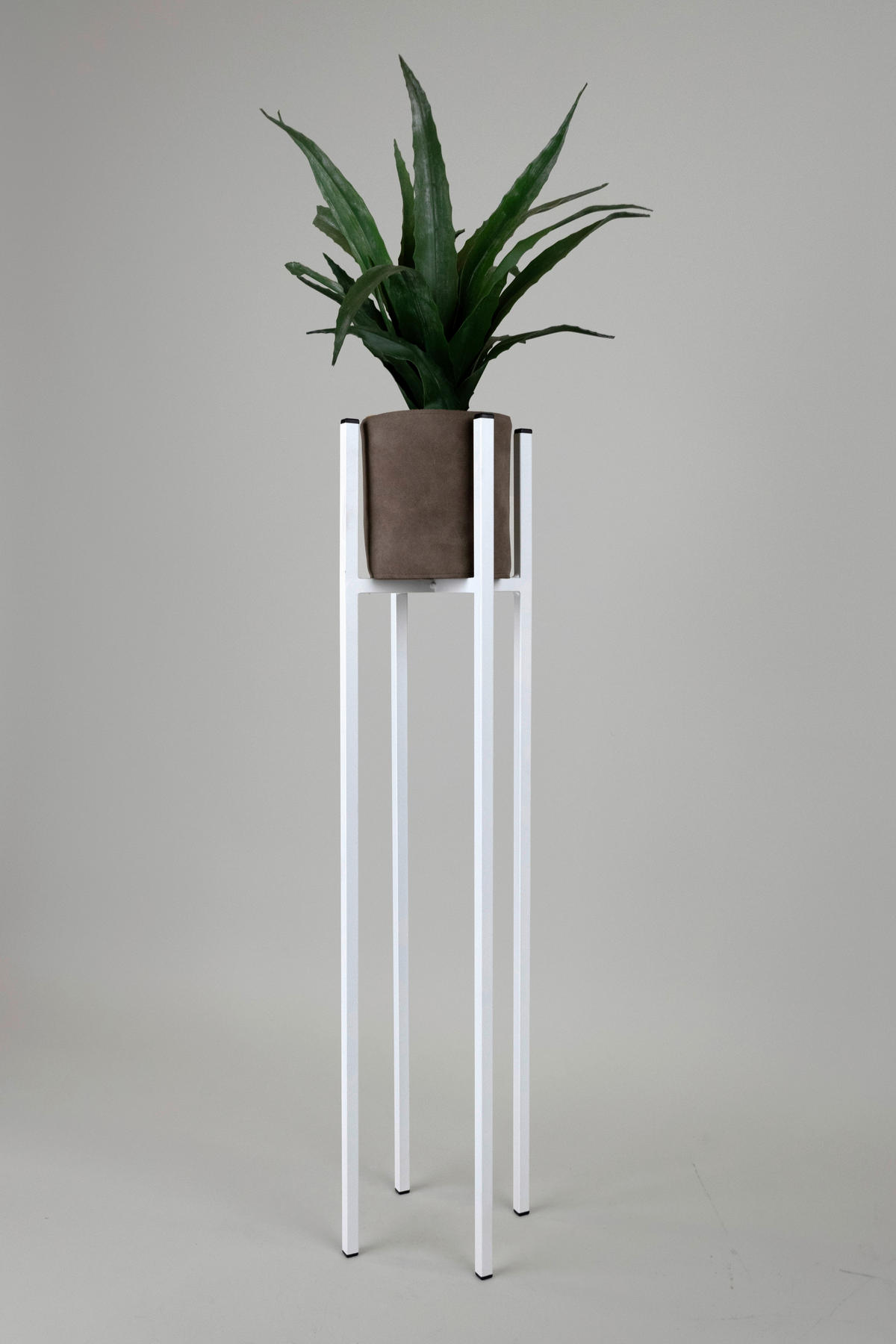 BLUMENSTÄNDER in Metall  - Weiß, Basics, Metall (22/75/22cm)