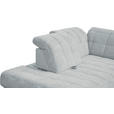 ECKSOFA in Webstoff Hellgrau  216/302 cm  - Hellgrau/Schwarz, Design, Holz/Textil (216/302cm) - Xora